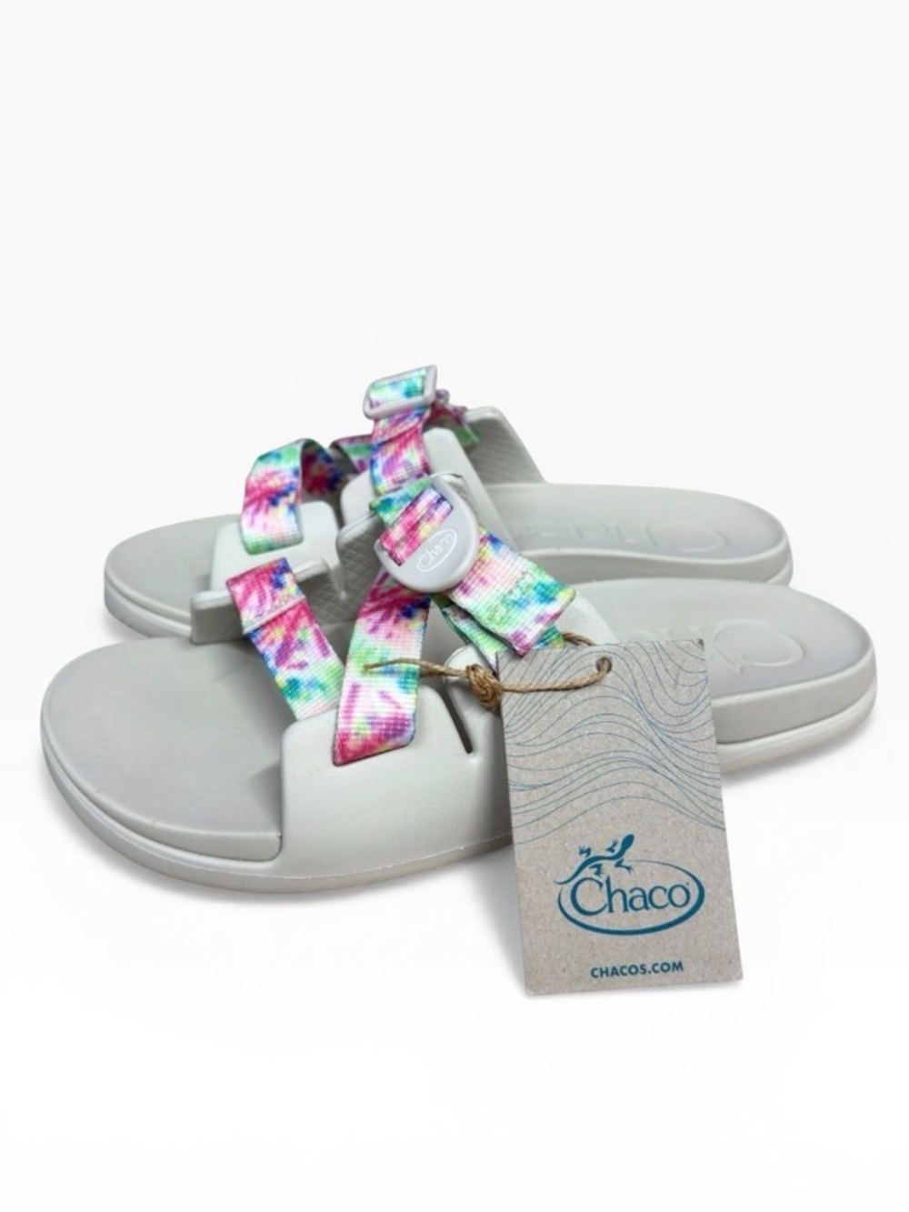 NWT Chaco Kids Chillos Slides Tie Dye Adjustable Sport Sandals Size US 6